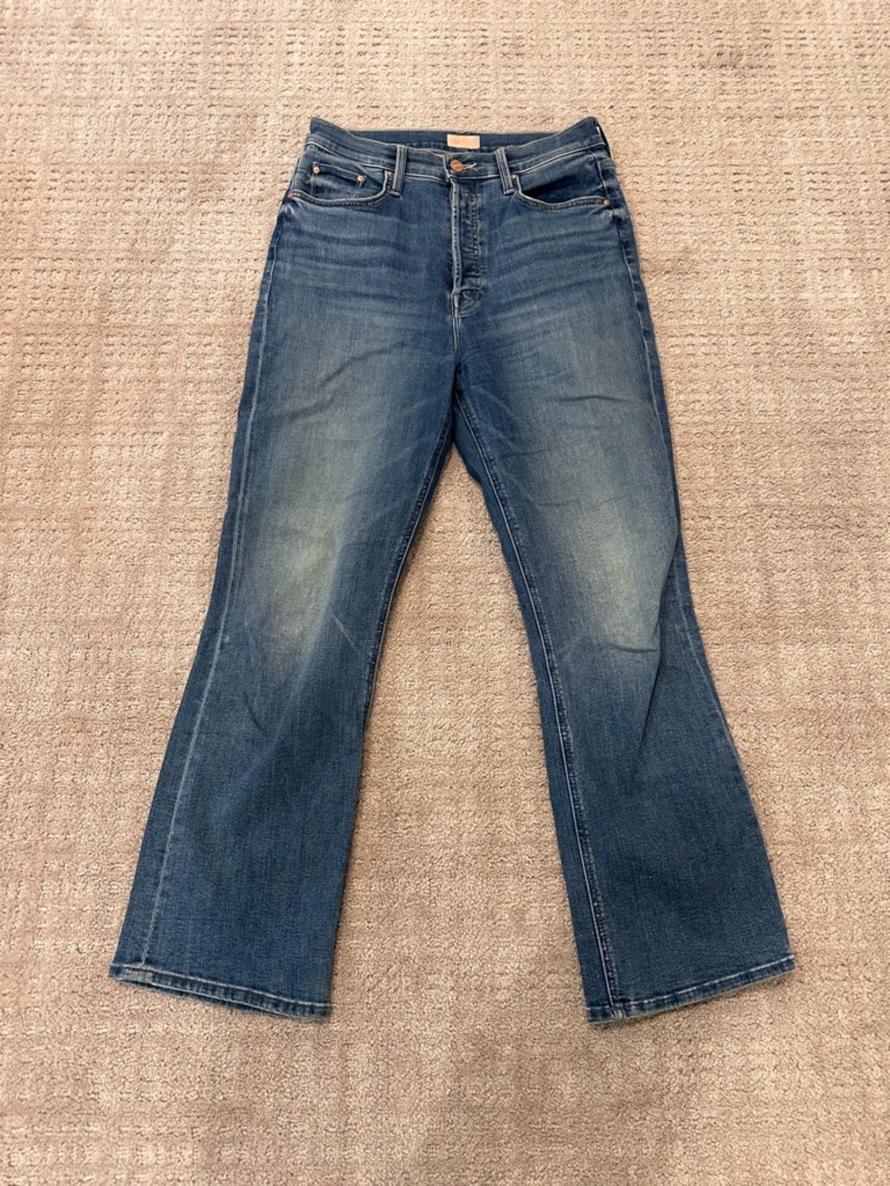 Mother the Tripper ankle Women's Denim Jeans in Healing Wash